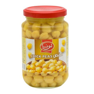 حمص لونا قوارير 370 جرام