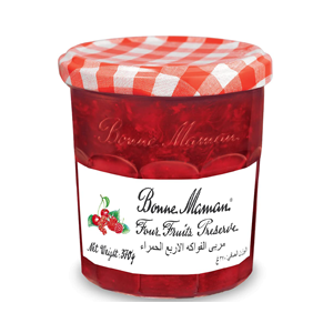 بوني مربى الفواكة الاربع الحمراء  370 جرام