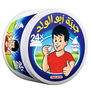 جبنة ابو ولد مثلثات 24 قطعة 360 جرام