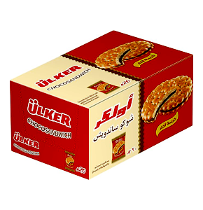 اولكر شوكو بسكويت ساندويتش، 20 × 23.5 جرام