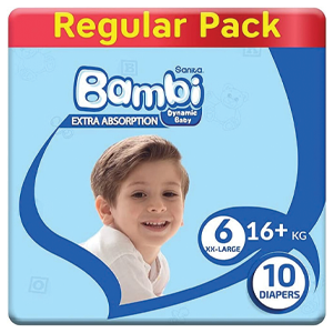 بامبي حفايض كبير رقم 6 - 21 حفاض