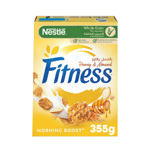 نستلة فتنس رقائق الفطار بالعسل و اللوز 355 جرام