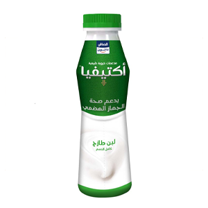 لبن اكتيفيا كامل الدسم الصافي 375 مل