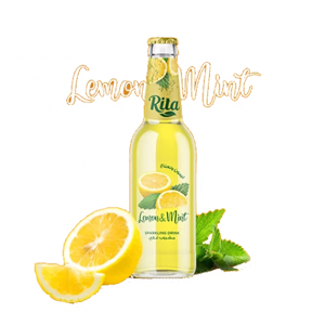 ريتا مشروب غازي ليمون و نعناع قوارير 275 مل