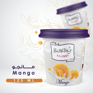 ايسكريم كواليتي مانجو كوب 125 مل
