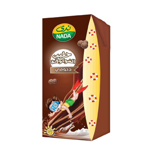 ندى حليب بالشوكولاتة دحومي 185 مل