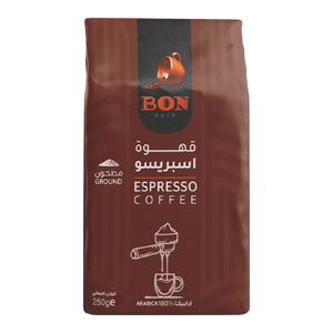 بون قهوة اسبريسو مطحون 250 جرام