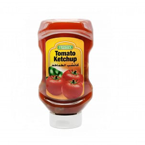 كاتشب طماطم قارورة مقلوبة فرشلي 567 جرام