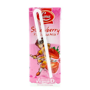 حليب بنكهة الفراولة لونا 200 مل
