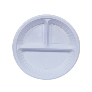 صحون بلاستيك رقم 18 مقسم 25 حبه