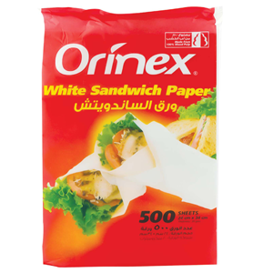 ورق سندوتش اورنيكس 500 حبة